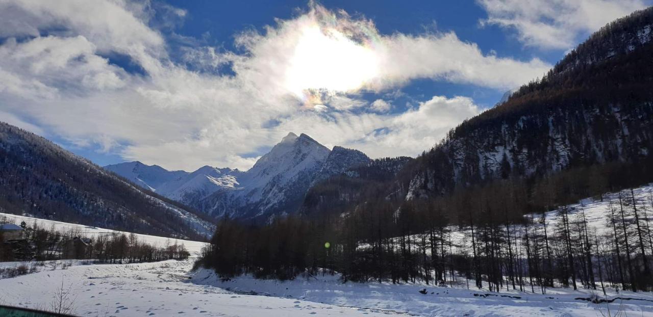 Le Studio Du Queyras Avec Vue Sur La Montagne Abriès Exterior foto